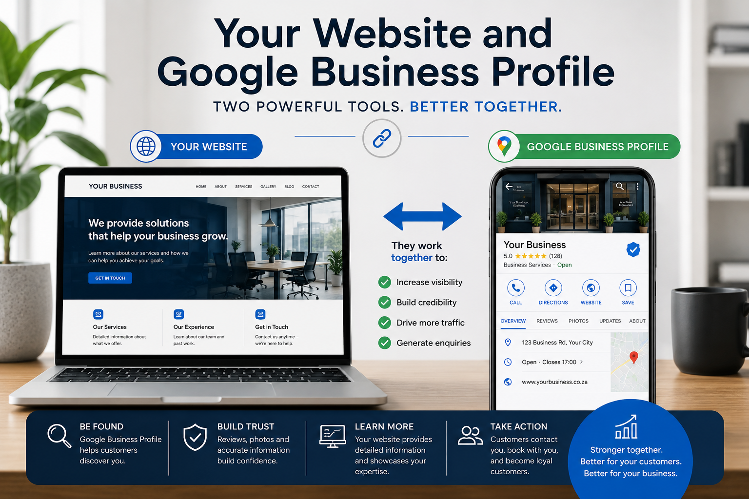 website and google business profile